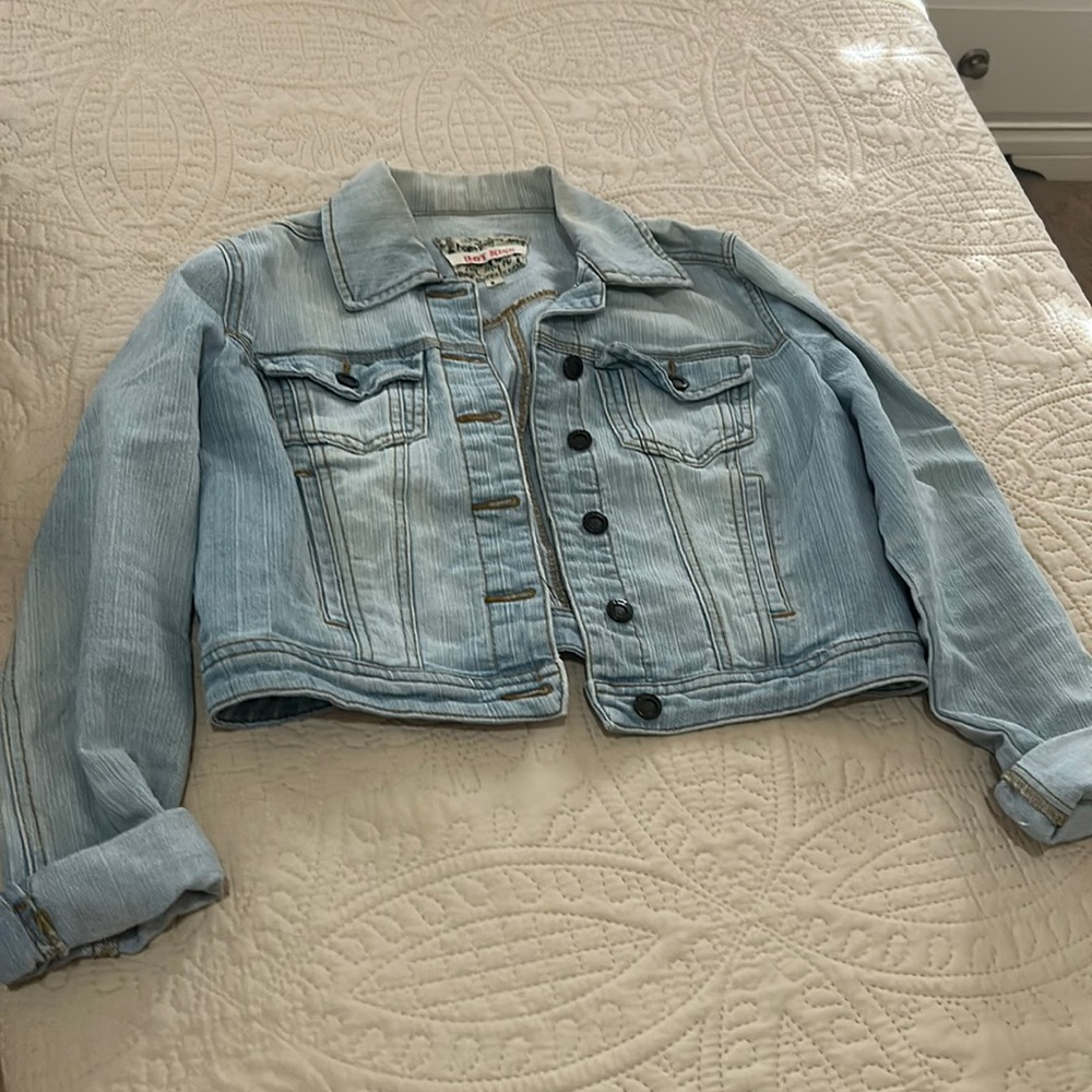 Dirty jean jacket